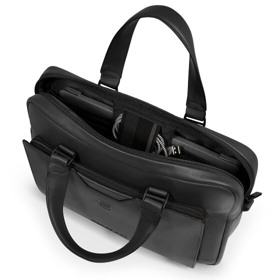 Piquadro Ael Maletín Piel 37 cm Compartimento para el portátil