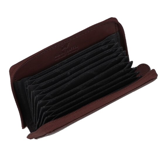Braun Büffel Arezzo Estuche para tarjetas de crédito Protección RFID Piel 11.5 cm
