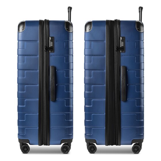 Tonino Lamborghini Trolley Milano de 4 ruedas XL 83 cm tamaño especial con pliegue extensible