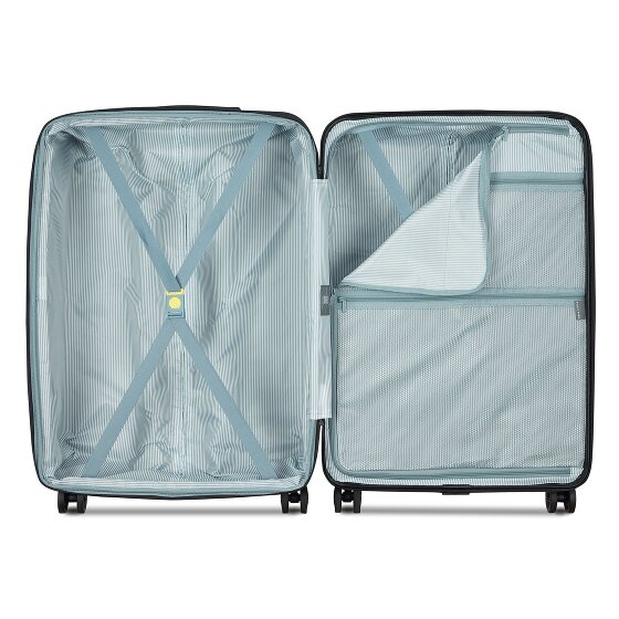Delsey Paris Meteor 4 ruedas Trolley L 78 cm Con asa expansible