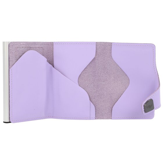 Tru Virtu Funda para tarjetas de crédito Click & Slide Cartera de piel RFID 6,5 cm