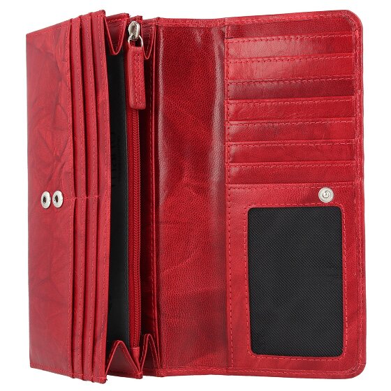 mano Donna Aurona Billetera RFID Piel 19 cm