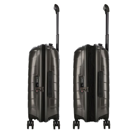 Samsonite Attrix 4 ruedas Carro de la cabina 55 cm con pliegue de expansión