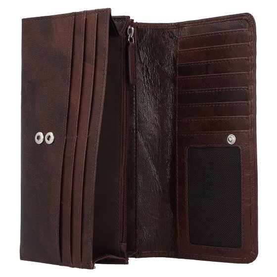 mano Donna Aurona Billetera RFID Piel 19 cm