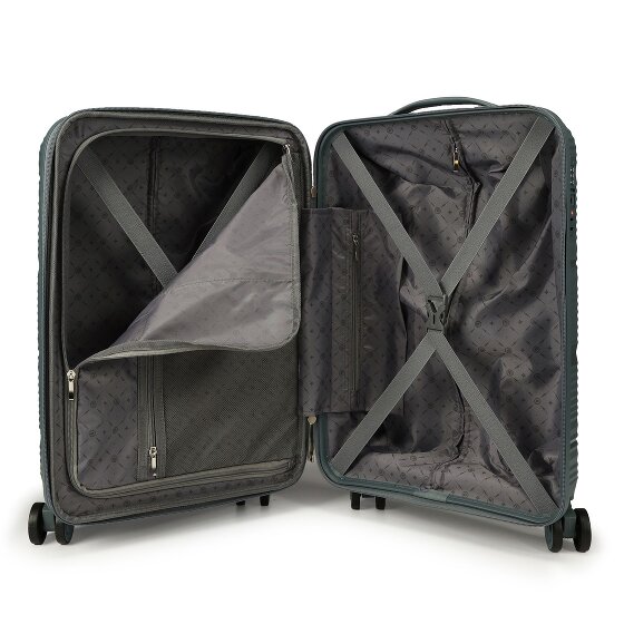 Gladiator 0800 4 ruedas Carrito 55 cm con pliegue de expansión