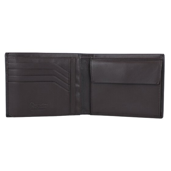 Esquire Nuevo Billetero Seda Cuero 12 cm