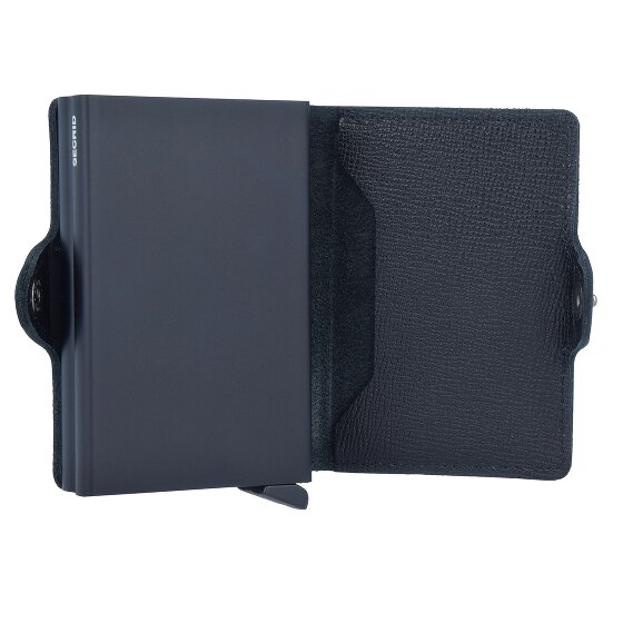 Secrid Twinwallet Crisple Funda para tarjetas de crédito Cartera de cuero RFID 6,5 cm