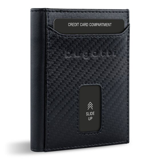 bugatti Secure Slim Cartera Protección RFID Piel 8 cm
