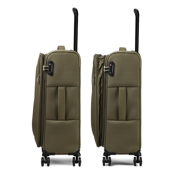 American Tourister Nitestream 4 ruedas Juego de maletas 3 piezas con pliegue de expansión