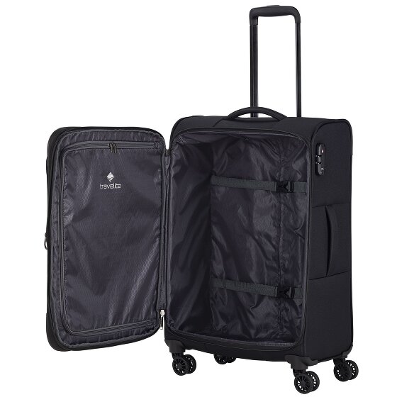 Travelite Chios 4 ruedas Carrito 67 cm con pliegue de expansión