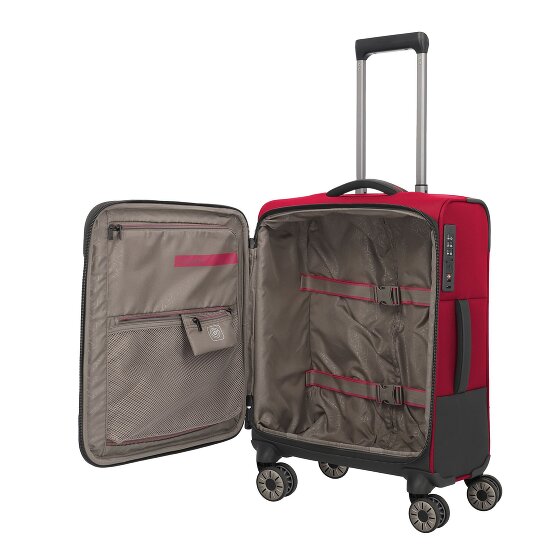Travelite Crosslite 5.0 4 ruedas Carro de la cabina S 55 cm Compartimento para el portátil