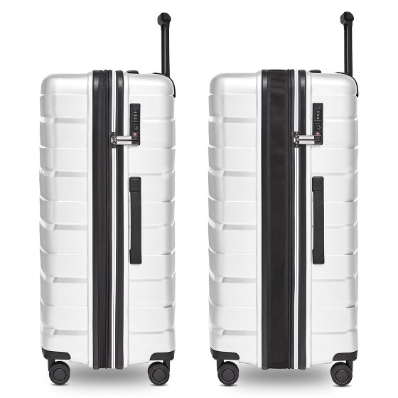 Bergpfeil Trolley de viaje de 4 ruedas L 75 cm con pliegue de expansión