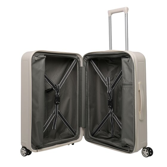 Travelite Panello 4 ruedas Carrito M 65 cm con pliegue de expansión