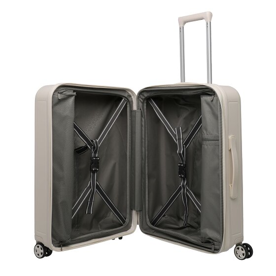 Travelite Panello 4 ruedas Carrito M 65 cm con pliegue de expansión