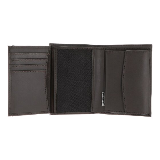 oxmox Leather Cartera Bloqueo RFID Piel natural 10 cm
