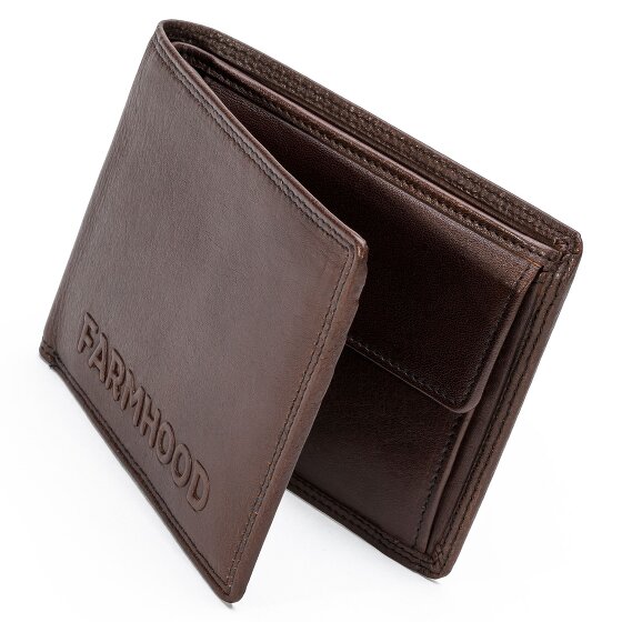 Farmhood Memphis Cartera Bloqueo RFID Piel natural 12.5 cm