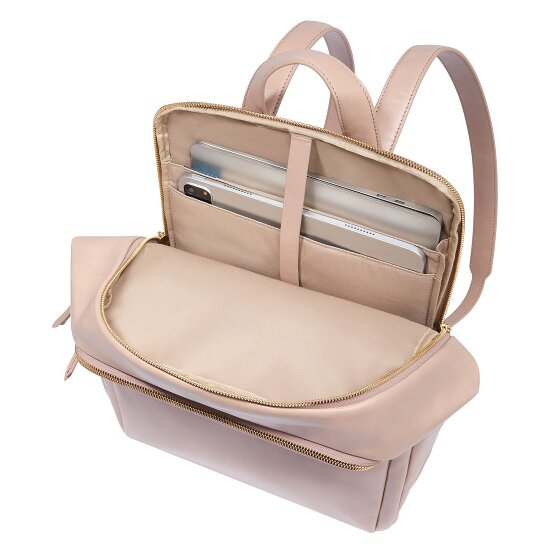 Piquadro Blue Square Mochila de día Protección RFID Piel 37 cm Compartimento para el portátil