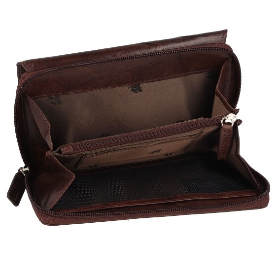 mano Donna Aurona Billetera RFID Piel 18 cm