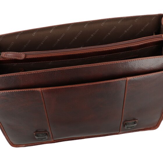 Greenburry Rugged Maletín Mensajero Piel 40.5 cm Compartimento para el portátil
