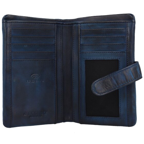 Jack Kinsky Cartera Nelson de cuero RFID 9,5 cm