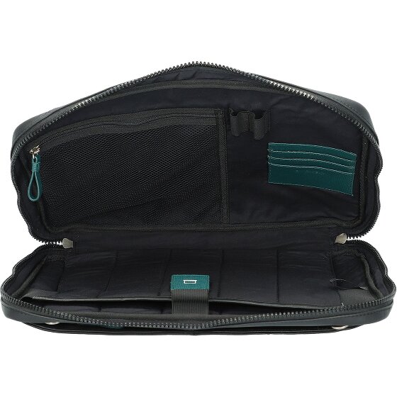 Burkely Bolsa para portátil Bold Bobby de cuero con compartimento para portátil de 39 cm