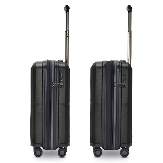 Pactastic Collection 01 4 ruedas Carro de la cabina S 55 cm con pliegue de expansión