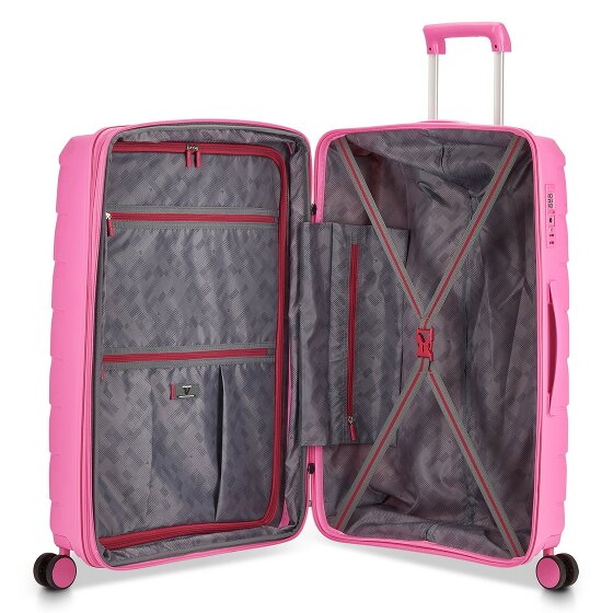 Roncato Skyline 2.0 4 ruedas Juego de maletas 3 piezas con pliegue de expansión