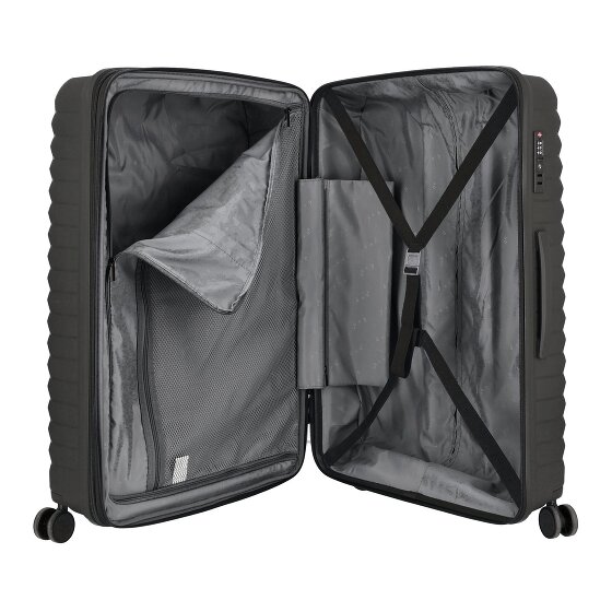 d&n Travel Line 4500 4 ruedas Carrito L 75 cm con pliegue de expansión