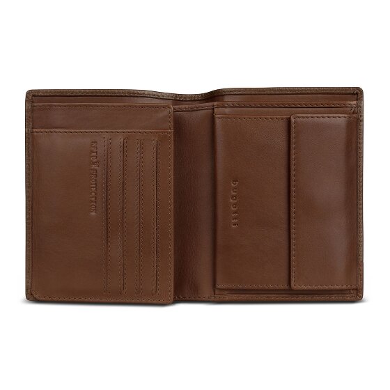 bugatti Due Cartera Protección RFID Piel 10 cm