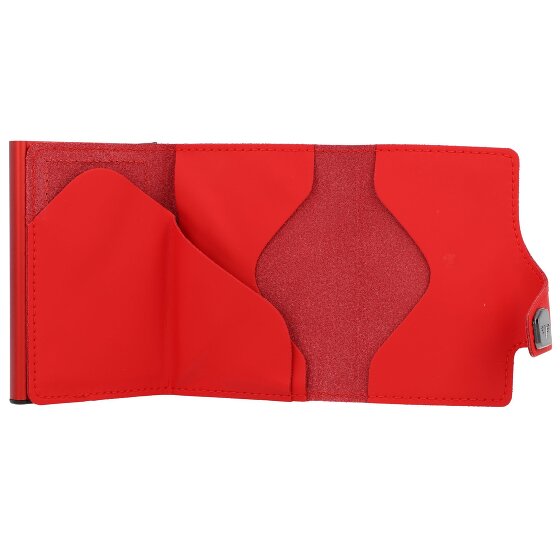 Tru Virtu Funda para tarjetas de crédito Click & Slide Cartera de piel RFID 6,5 cm