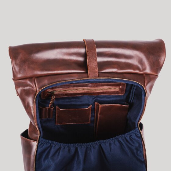 Buckle & Seam Nomad Mochila de negocios Piel 61 cm Compartimento para el portátil