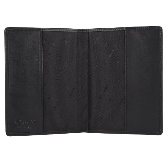 Esquire Estuche para pasaporte Harry de cuero RFID de 10 cm