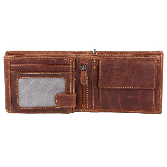 Greenburry Cartera Vintage Cafe Racer Piel RFID 12 cm