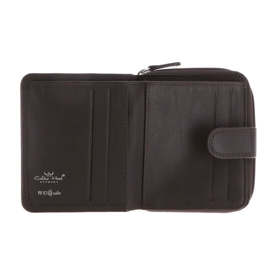 Golden Head Polo Cartera Bloqueo RFID Piel natural 10.5 cm