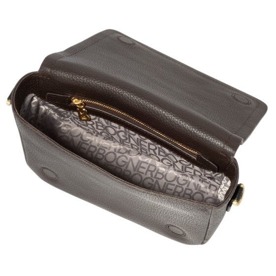 Bogner Wallis Bar Bolsa de hombro Piel 23 cm