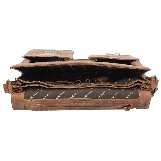 Greenburry Maletín Vintage Piel 40 cm