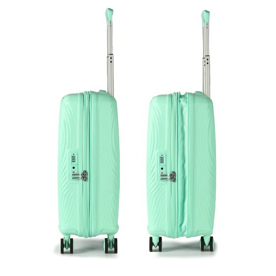 American Tourister Mickey Magic 4 ruedas Carro de la cabina 55 cm con pliegue de expansión