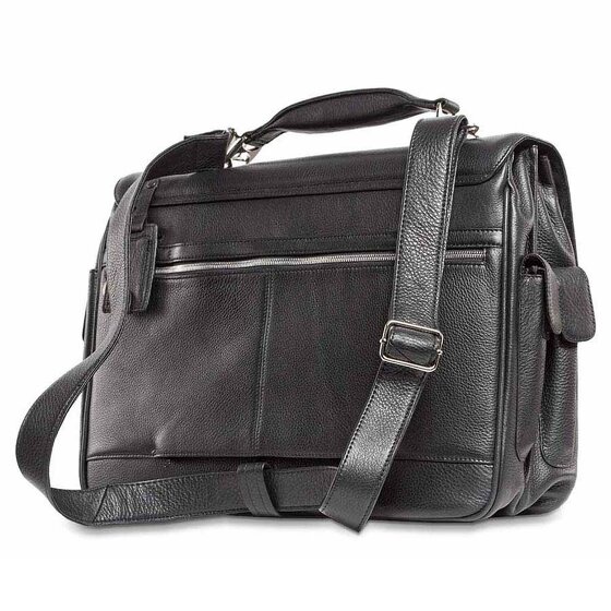 Piquadro Maletín Mode de cuero de 43 cm con compartimento para el portátil