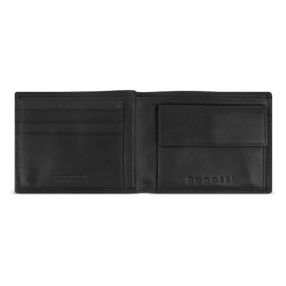 bugatti Black Magic Cartera Protección RFID Piel 11.5 cm