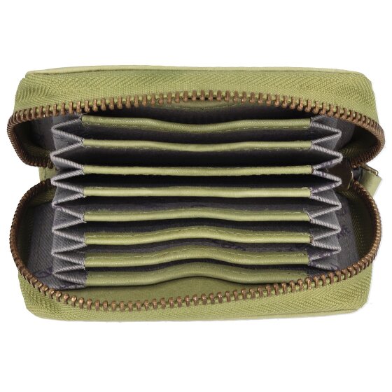 Greenland Nature Estuche para tarjetas de crédito de cuero RFID 10,5 cm