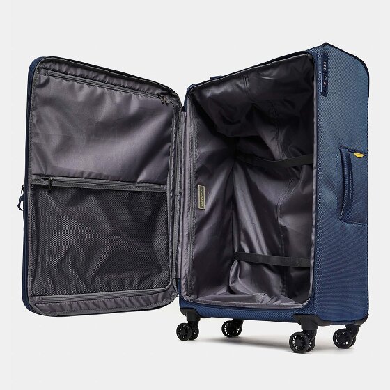 Mandarina Duck Zephyr 4 ruedas Carrito L 78 cm con pliegue de expansión