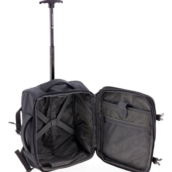 Gladiator 1400 2 ruedas Carrito de mochila 40 cm Compartimento para el portátil con pliegue de expansión
