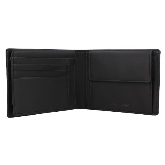 Piquadro Woody Cartera Protección RFID Piel 13 cm