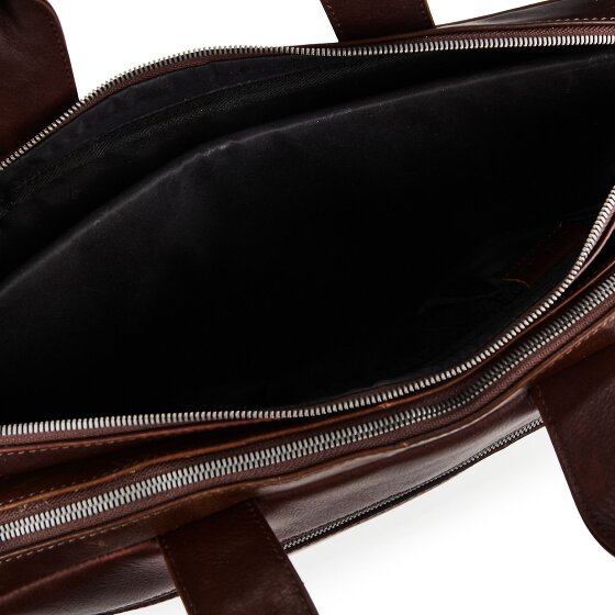 Plevier Jimmy Maletín Piel natural 31 cm Compartimento para laptop