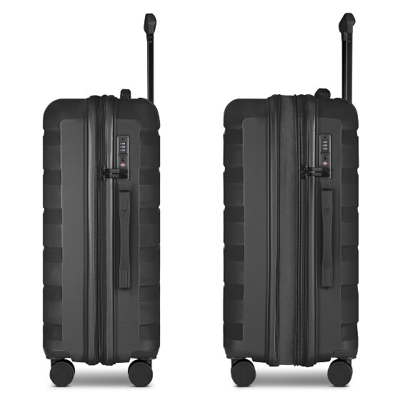 d&n South Dakota 4 ruedas Carrito M 66 cm con pliegue de expansión