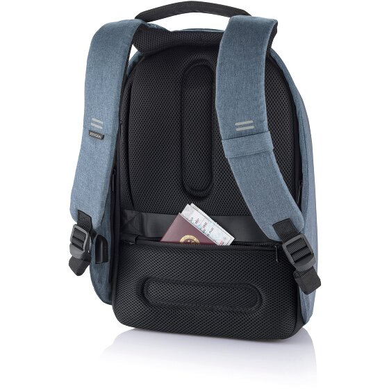 XD Design Mochila pequeña Bobby Hero con compartimento RFID para portátil de 38 cm