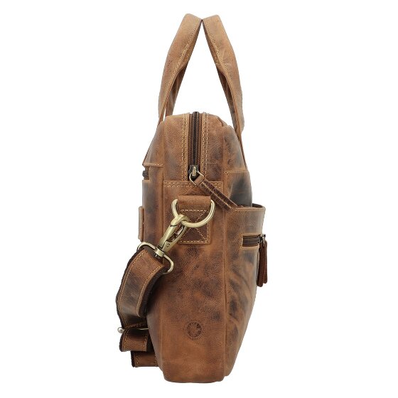 Greenburry Vintage Maletín Piel 38 cm Compartimento para el portátil