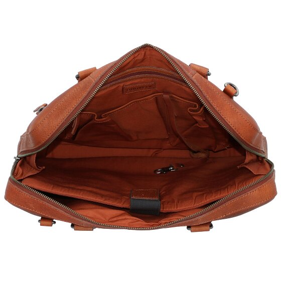 Burkely Maletín Antique Avery Piel 38 cm Compartimento para portátil