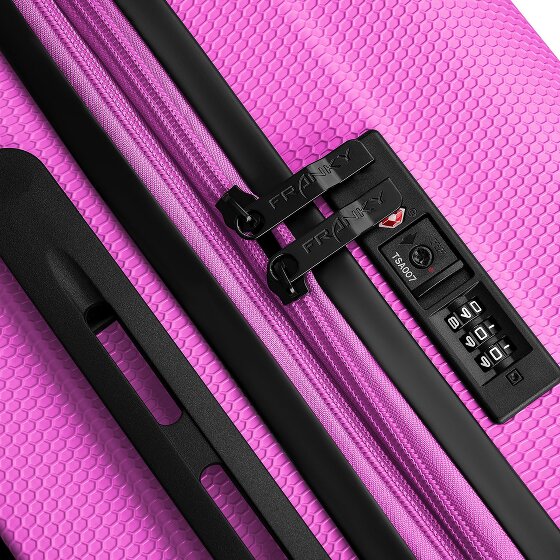 Franky Juego de maletas Munich 4.0 de 4 ruedas, 3 piezas con plegado extensible