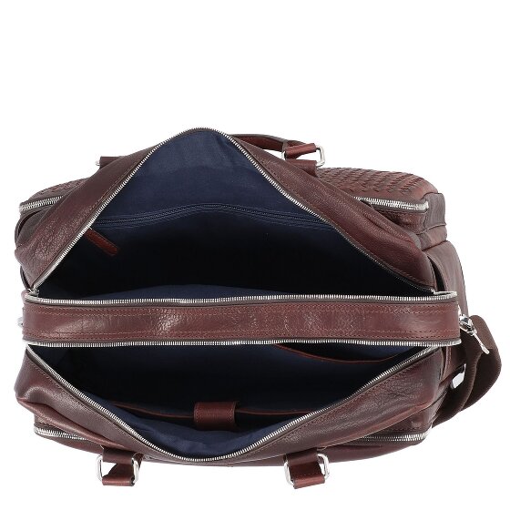 bugatti Maletín Tejido Piel 48 cm